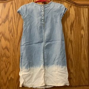 Kids blue and white summer dress